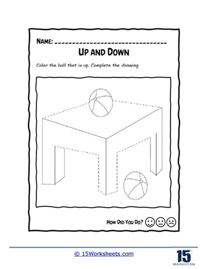 Up or Down Worksheets - 15 Worksheets.com