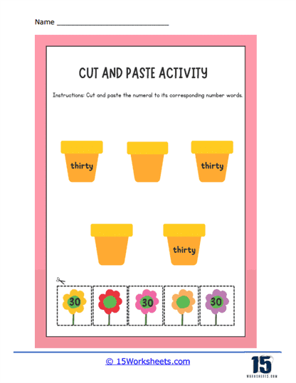 Plant Toppers Worksheet