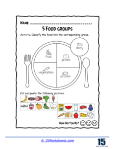 Food Groups Worksheets - 15 Worksheets.com