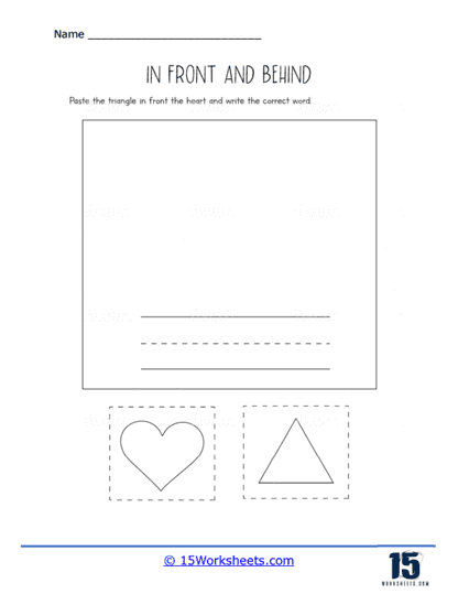 Hearts and Triangles Worksheet
