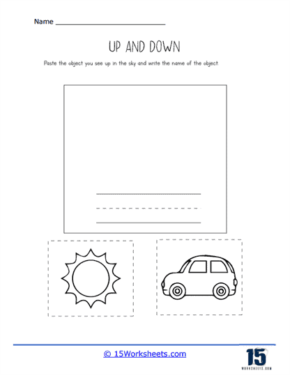 Up in the Sky Worksheet