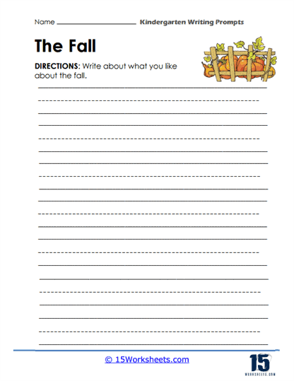The Fall Worksheet