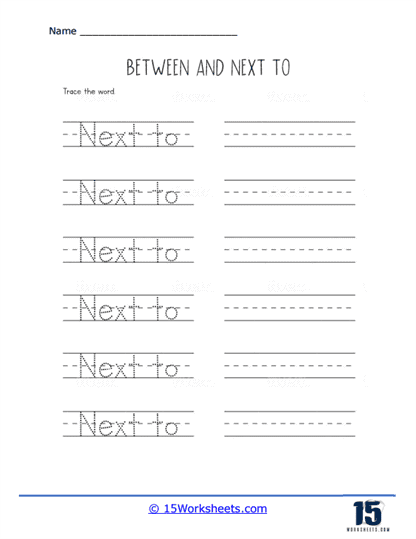 Write It Out Worksheet