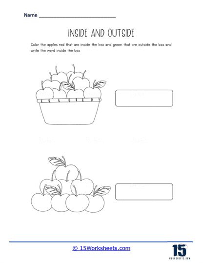 Basket of Apples Worksheet