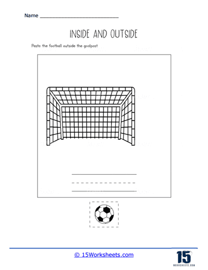 Ball In the Goal Worksheet