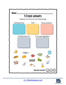 Food Groups Worksheets 15 Worksheets com Food Groups Worksheets 15 Worksheets com