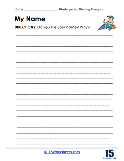 My Name Worksheet