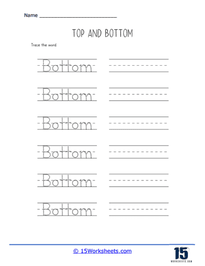 Down In the Trees Worksheet