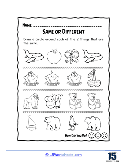 Circle of 2 Worksheet