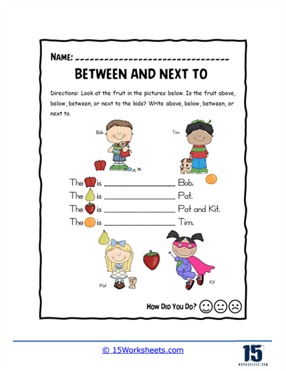 Fruit and Friends Worksheet