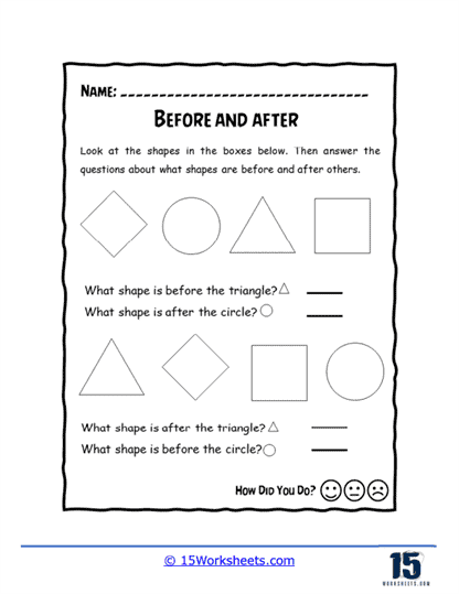 Draw the Shapes Worksheet
