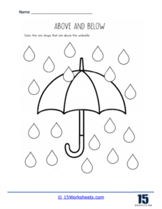 Above or Below Worksheets - 15 Worksheets.com