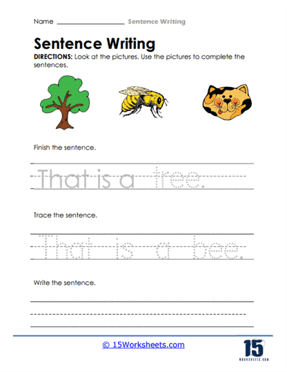 Sentence Writing #1