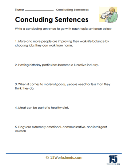 Concluding Sentences #10