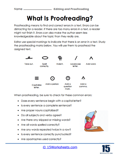 Editing and Proofreading #10
