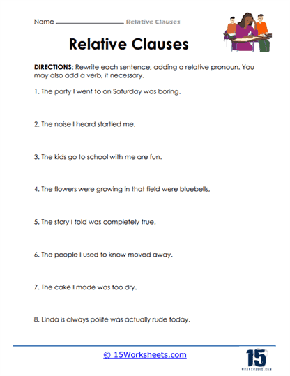 Relative Clauses #10