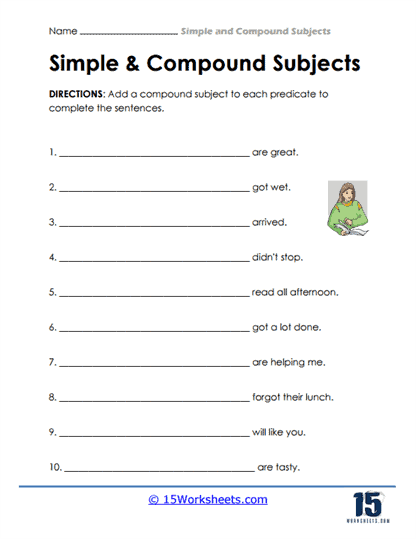 Compound Subjects #10