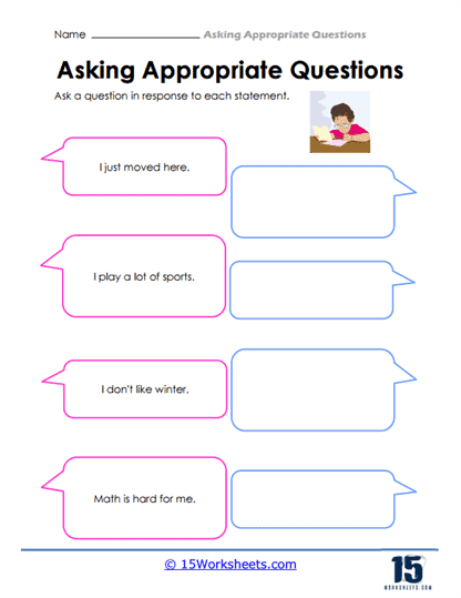 Asking Appropriate Questions #11