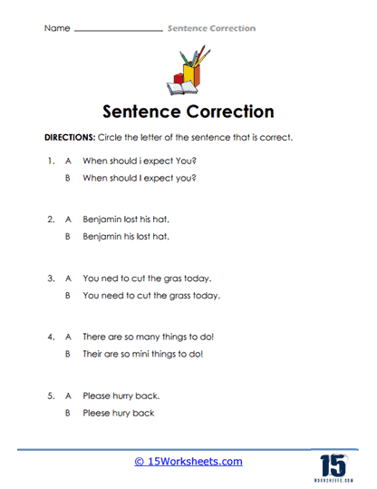Sentence Correction #11
