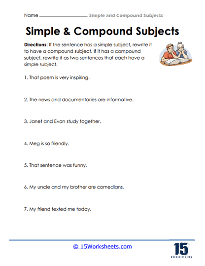 Compound Subjects #11