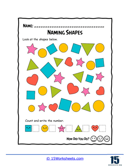 Shape Group Counts Worksheet