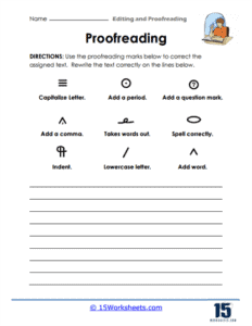 Editing and Proofreading Worksheets - 15 Worksheets.com