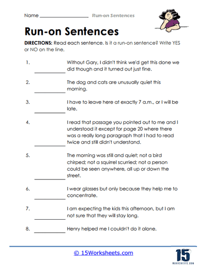 Run-on Sentences #12