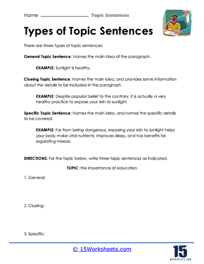 Topic Sentences #12
