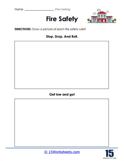 Fire Safety Rules Worksheet