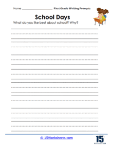 1st Grade Writing Prompt Worksheets | Supportive Inspiration - 15 ...