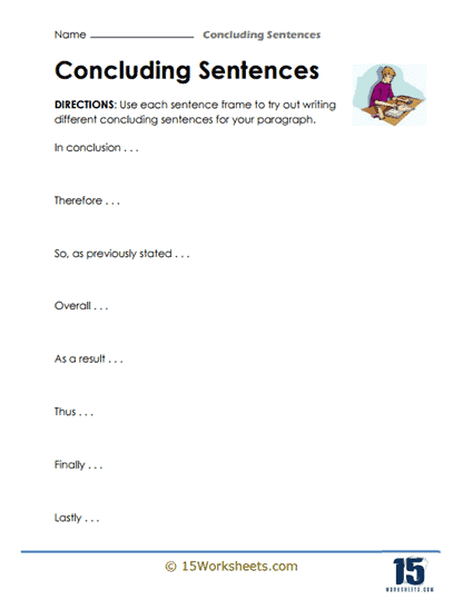 Concluding Sentences #14