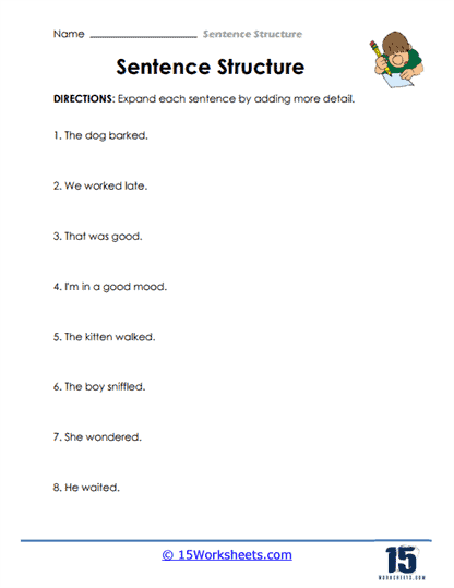 Sentence Structure #14