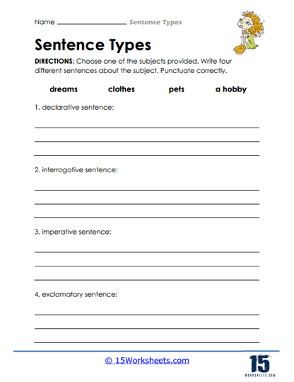 Sentence Types #14