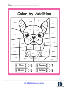 Color By Adding Numbers Worksheets - 15 Worksheets.com