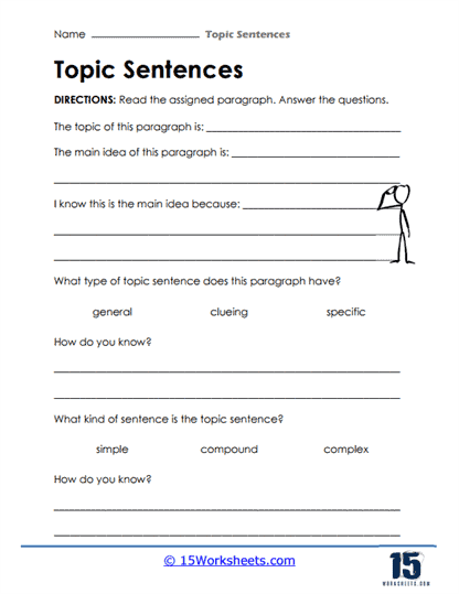 Topic Sentences #15