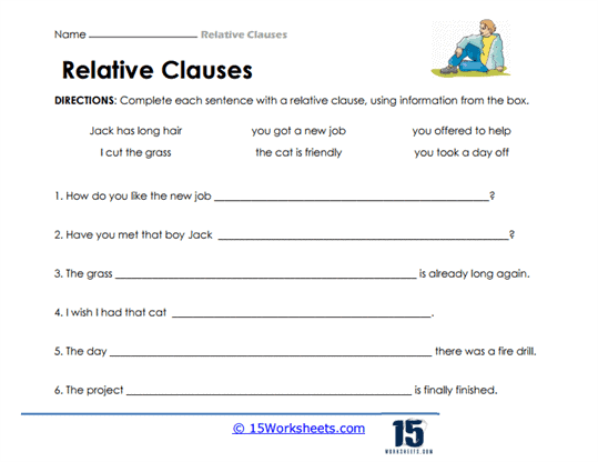 Relative Clauses #3