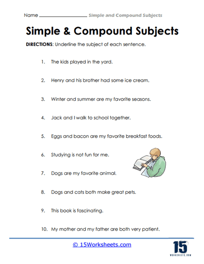 Compound Subjects #3