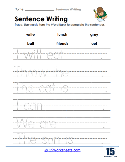 Sentence Writing #3