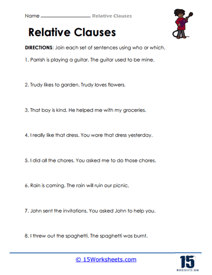 Relative Clauses #4