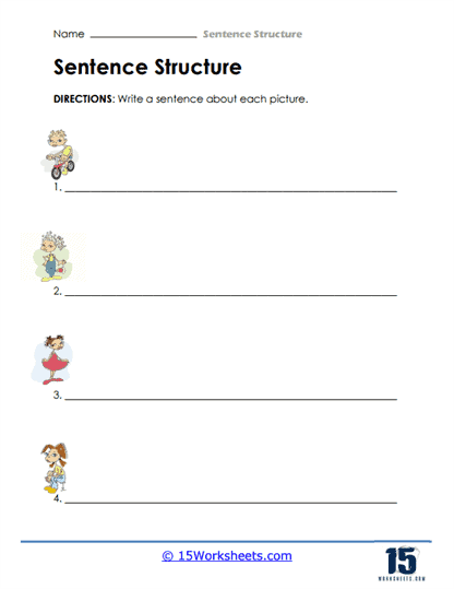 sentence structure homework