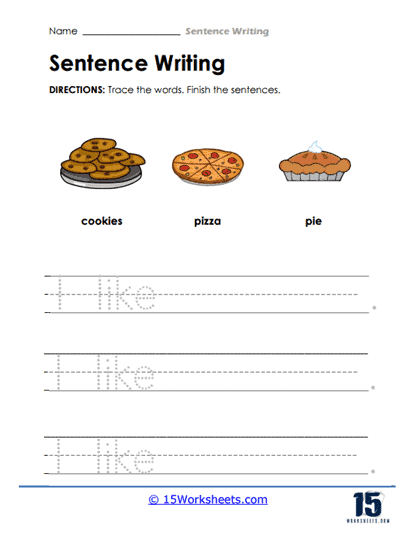Sentence Writing #4