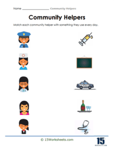Community Helpers Worksheets Roles Responsibilities 15 Worksheets com