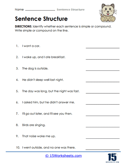 Sentence Structure #5