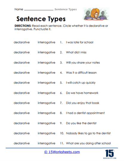 Sentence Types #5