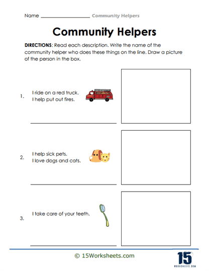 Show and Tell Worksheet