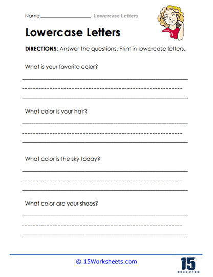 Question Answering Worksheet