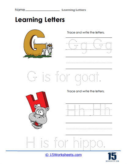 Goats and Hippos Worksheet