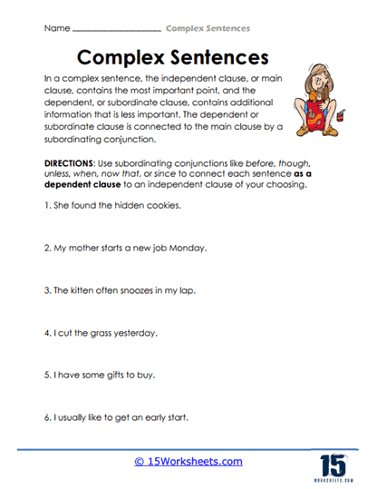 Complex Sentences #6