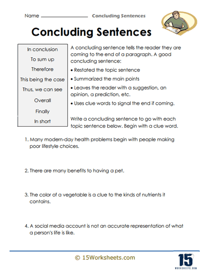 Concluding Sentences #6