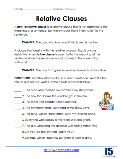 Relative Clauses #6
